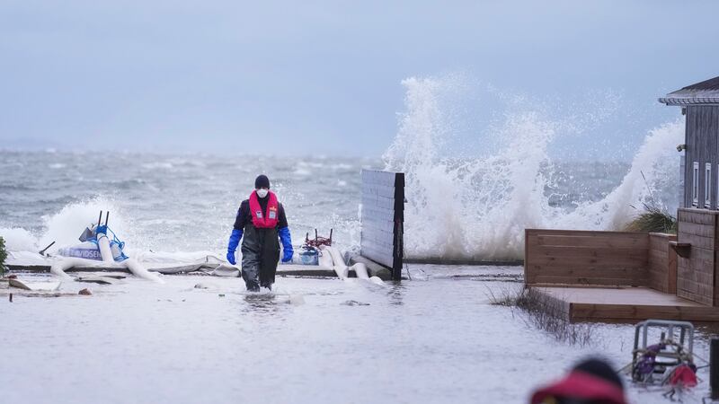 Scandinavian authorities have urged vigilance ahead of stormy weather (Scanpix/AP)