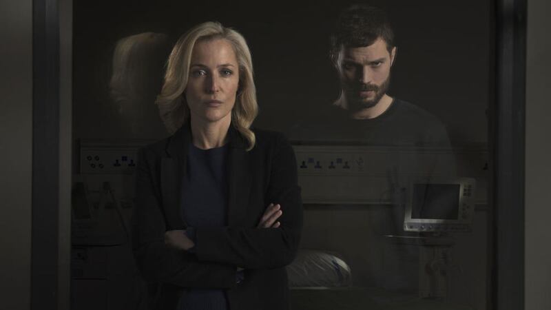 The Fall starring Gillian Anderson and Jamie Dornan. Pitcure by Des Willie 