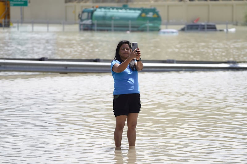 Dubai has experienced severe flooding after unprecedented rainfall (Jon Gambrell/AP)