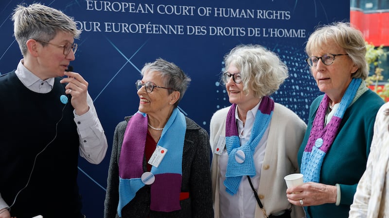 Swiss members of Senior Women for Climate (Jean-Francois Badias/AP)