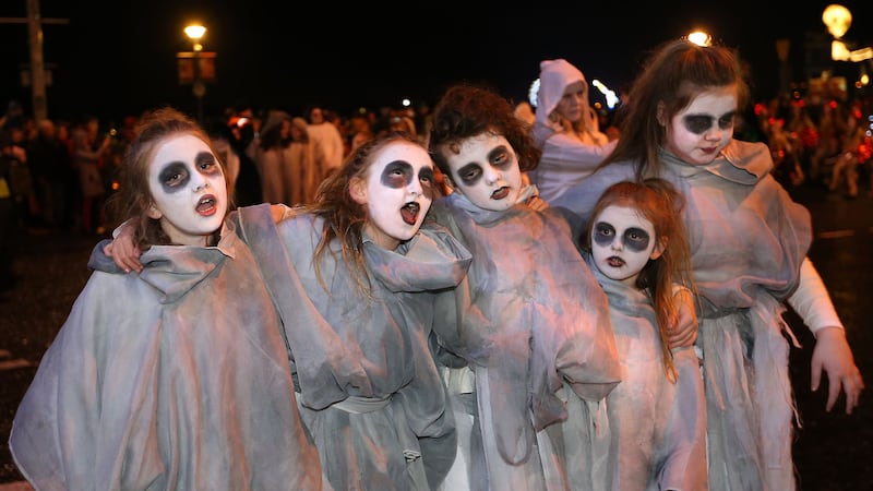 <span style="font-family: Arial, sans-serif; ">Derry kids always love Halloween. Picture by Margaret McLaughlin</span>