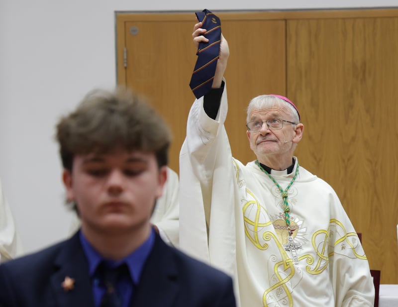 A 60th Anniversary celebration at De La Salle College in West Belfast.
PICTURE: COLM LENAGHAN