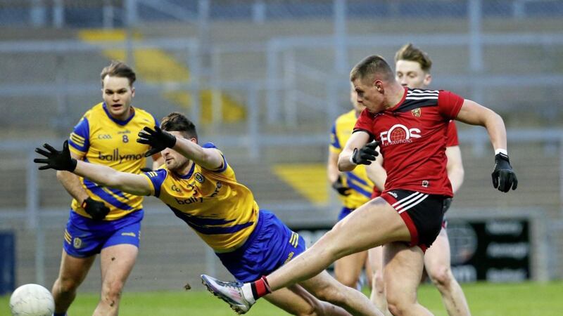 Pat Havern showed resistance with four points but Down&#39;s performance against Roscommon was a backward step, says James McCartan. Pic Philip Walsh. 