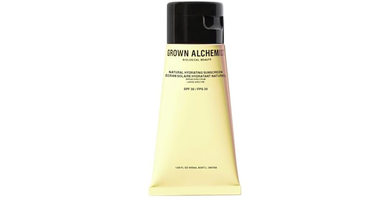 Grown Alchemist Natural Hydrating Sunscreen, &pound;33, available from Harrods 