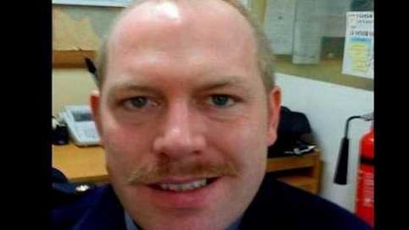 Garda Tony Golden, photographed during the charity Movember initiative, was a father of three young children