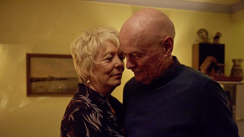 Alison Steadman and Dave Johns in the comedy-drama 23 Walks, written and directed by Paul Morrison 