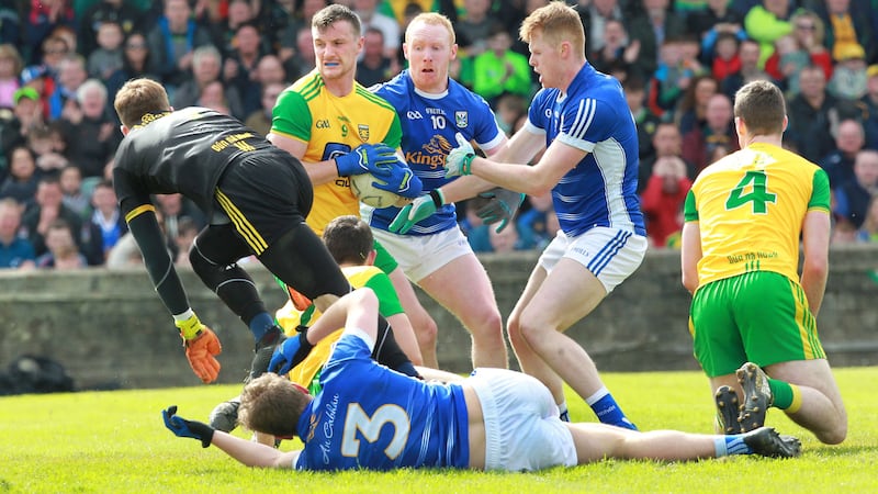 Ulster Senior Football Championship preliminary round: Donegal 2-20 Cavan 1-15<br />Donegal coast to victory to set up date with Derry. All pictures: Margaret McLaughlin&nbsp;