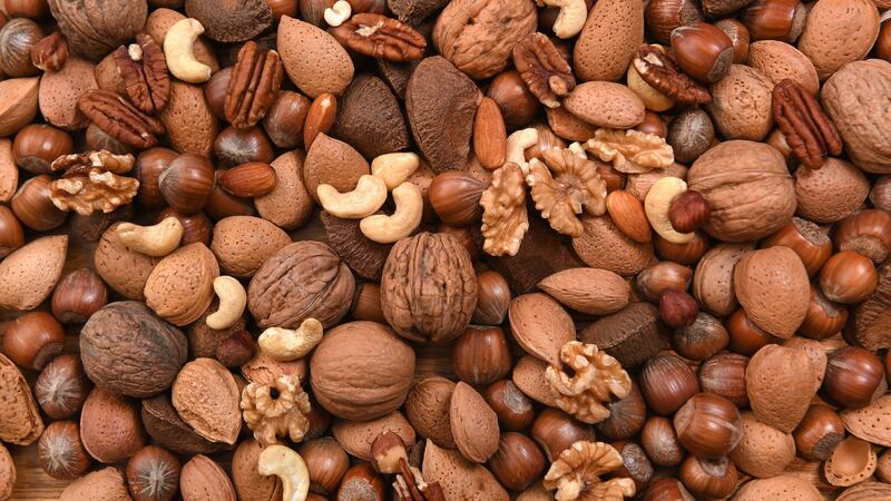 Sources of plant protein include beans, lentils, chickpeas, edamame beans, nuts and quinoa.