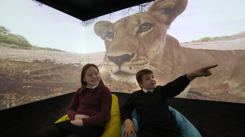 The 5G-enabled classroom in Cumbernauld, North Lanarkshire, is said to be the first of its kind in the UK.