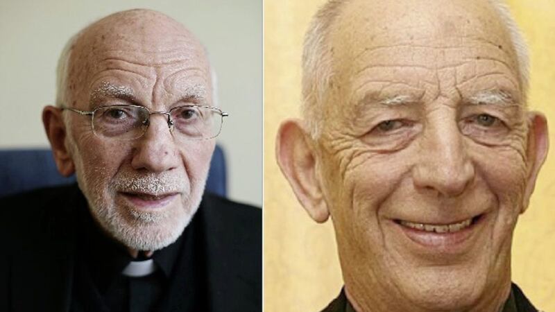 The late Clonard priests Fr Gerry Reynolds and Fr Alec Reid 