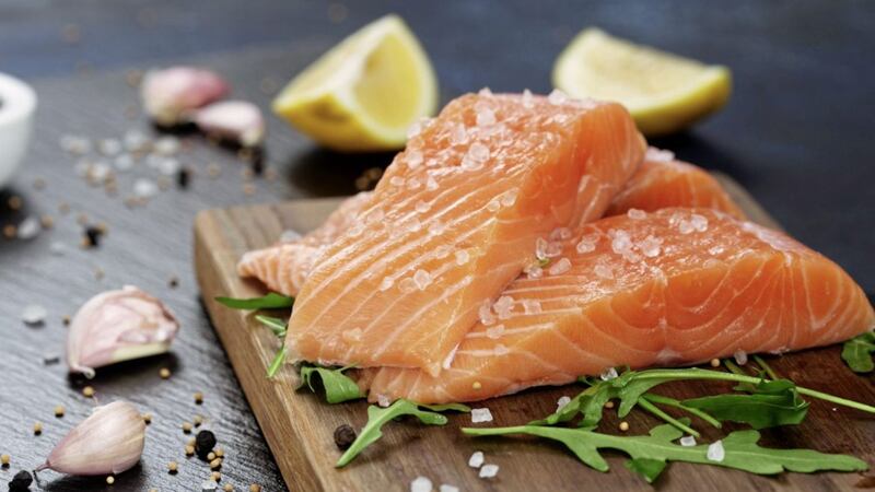 Salmon is packed with Omega-3 fatty acids which help promote bone-building. 