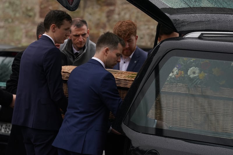 The funeral of journalist Nick Sheridan has taken place in his native Co Wexford