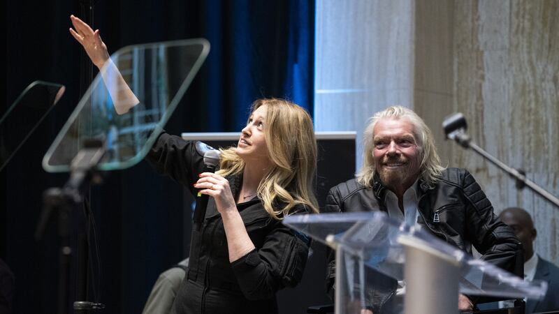 Sir Richard Branson announced the plans to move 100 employees from California.