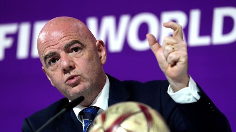 FIFA president Gianni Infantino announced the plans for an expanded Club World Cup last December (Nick Potts/PA)