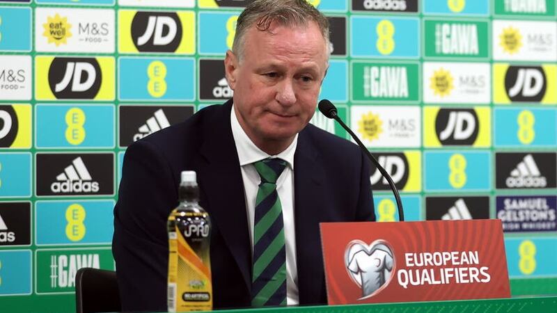 Michael O’Neill expects to be relying on young players again in next month’s European qualifiers (Liam McBurney/PA)