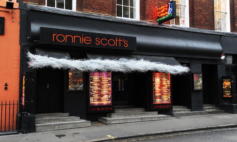 Ronnie Scott’s Jazz Club in Soho, London
