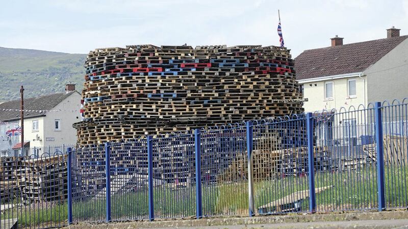 A teenager was burned after being set ablaze at an Eleventh Night bonfire in the Silverstream area of north Belfast 