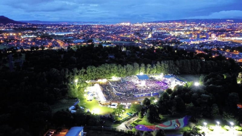 The concert marked the end of the biggest outdoor F&eacute;ile an Phobail ever held 