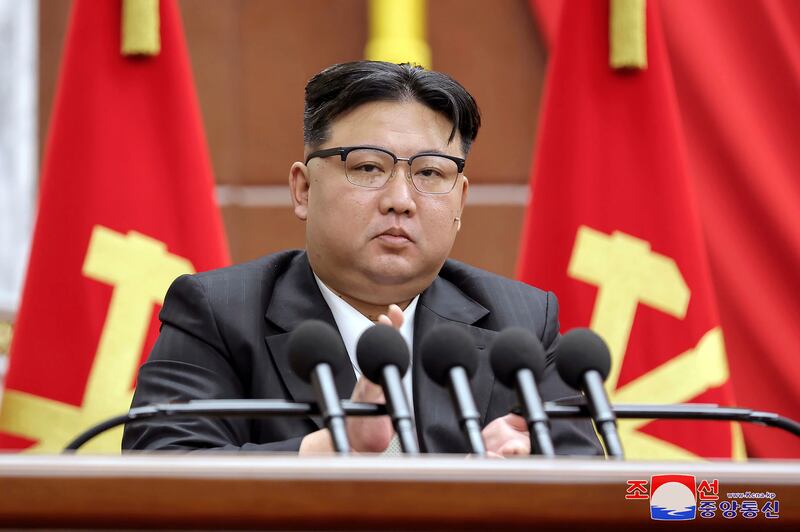Kim Jong Un (Korean Central News Agency/Korea News Service/AP)