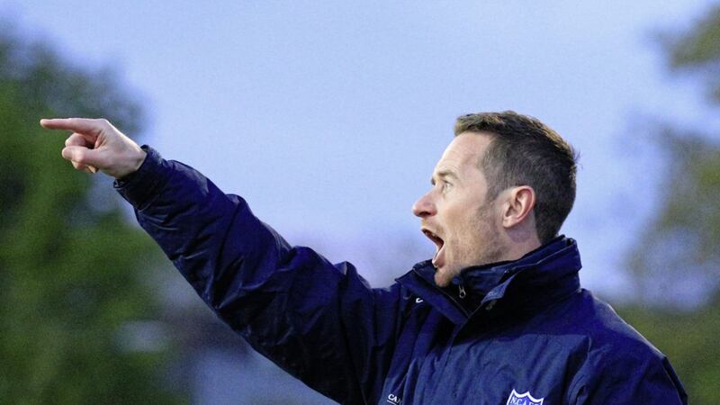 Newry City manager Andy Mitchell is wary of the praise his side have received for their style of play 