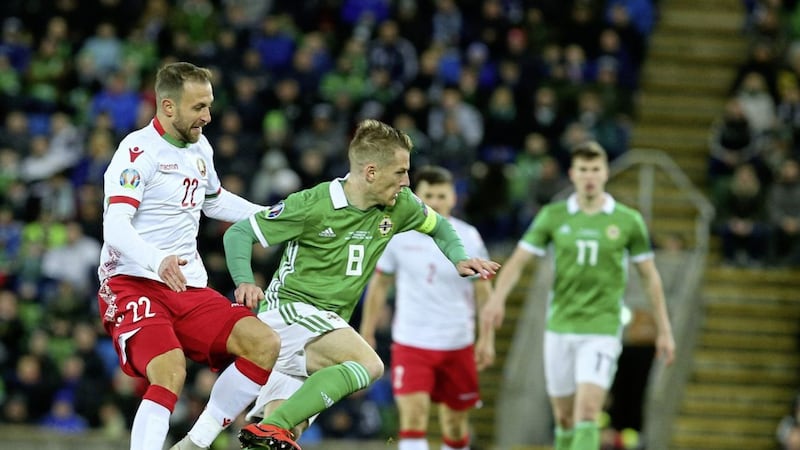 Ihar Stasevich, who scored via a deflection in Belfast, could return for Belarus against Northern Ireland tonight. 