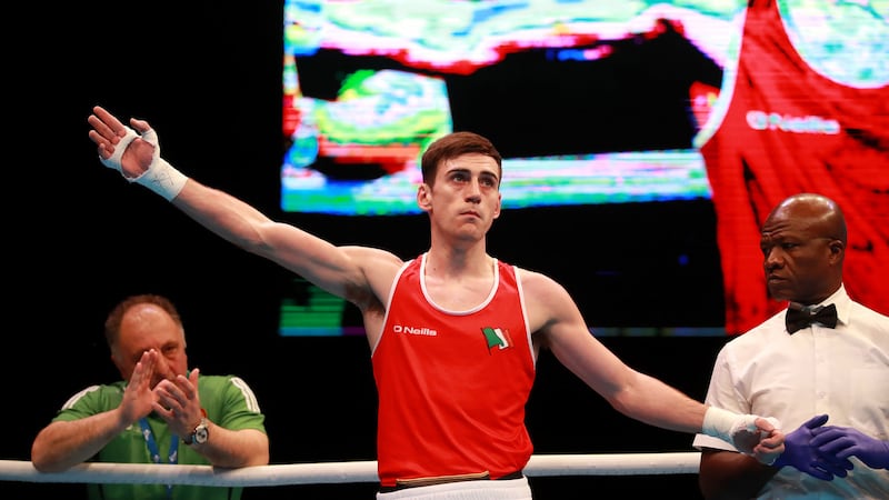 Monkstown's Aidan Walsh is one of the Irish boxers preparing for the resumption of the European Olympic qualifier, which will take place in Paris in June. Picture by PA