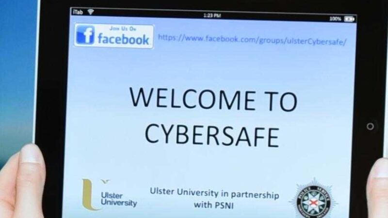 The `Cybersafe&#39; course has been developed by the PSNI and Ulster University 