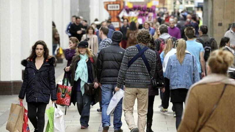 Shoppers were out in force again across Northern Ireland in December according to Springboard 