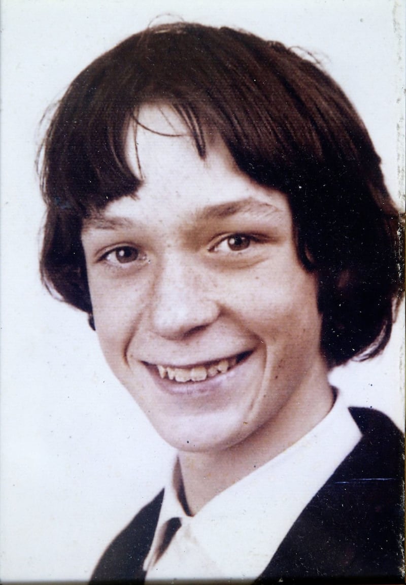 Kieran Murray was shot dead while travelling in car along Slate Quarry Road, near Pomeroy, County Tyrone, in 1985. Picture by Mal McCann 