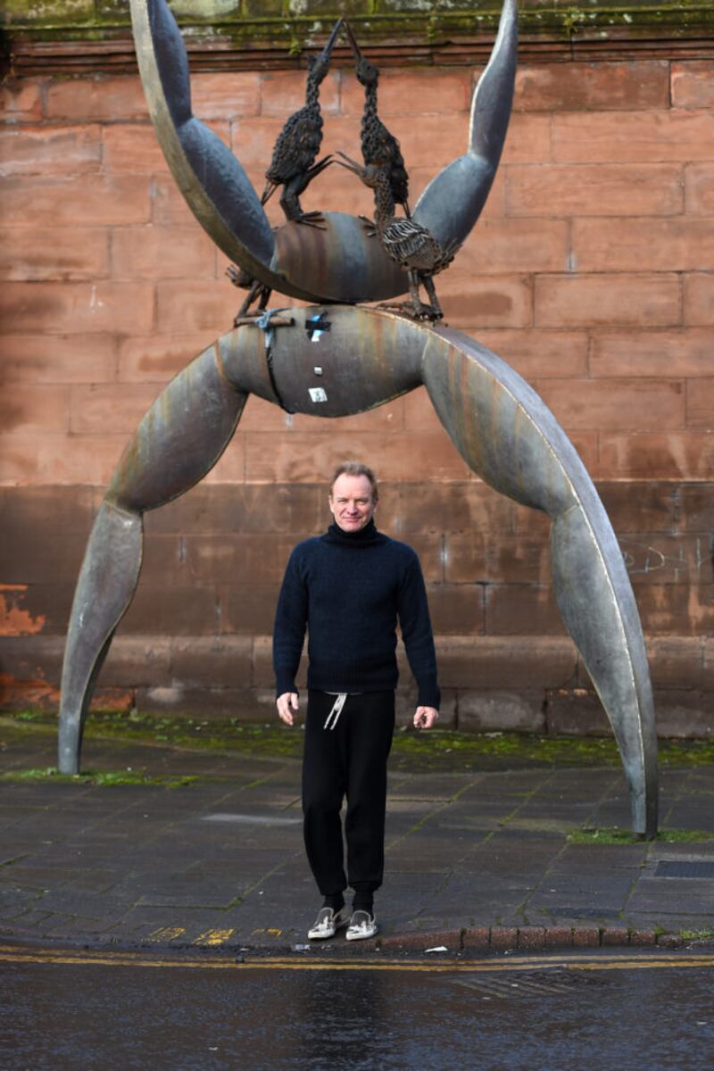Sting at Fairfield Heritage Centre in the Govan area of Glasgow 