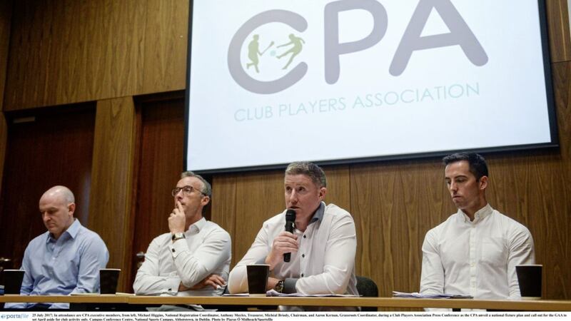 The Club Players&#39; Association says Central Council&#39;s backing of a proposal for a tiered championship is hindering the work of the GAA&#39;s fixtures task force. Picture by Piaras &Oacute; Midheach 