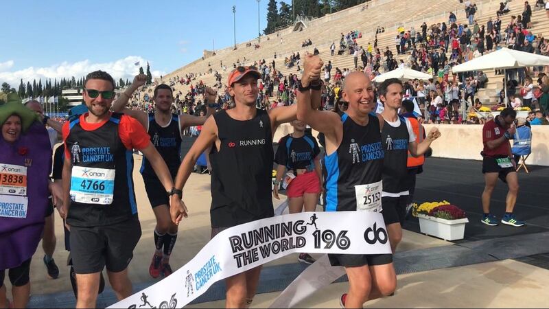 Nick Butter finished his endurance challenge with a marathon in Greece.
