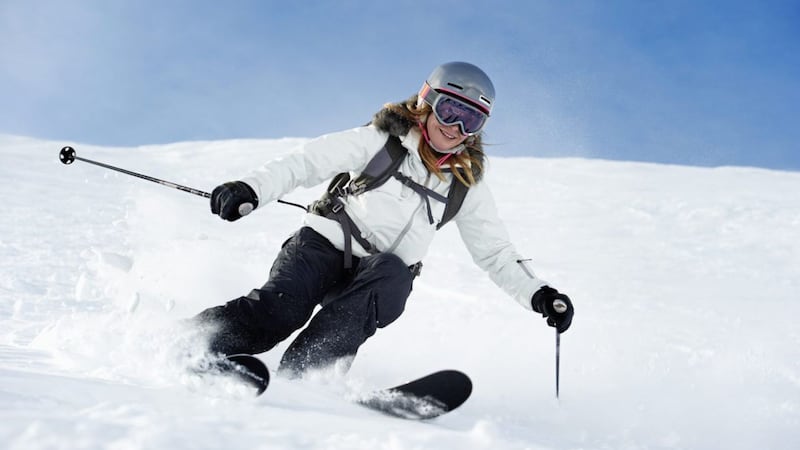 Skiing improves core strength, is good for your heart and can help you lose weight 