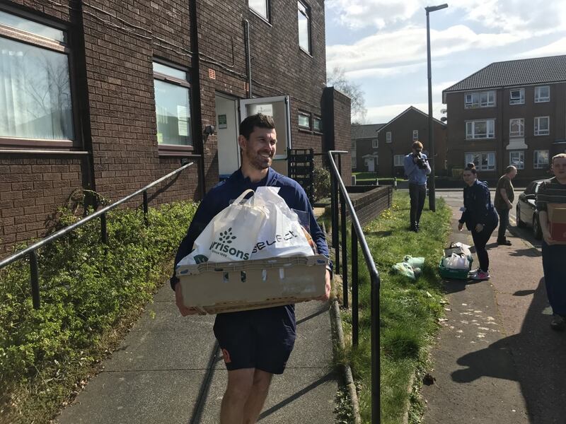 Blackburn Rovers Community Trust have helped deliver food packages across the town