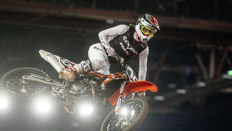 Irish rider Jason Meara will be hoping to make a big impact during this weekend&rsquo;s Arenacross events in Belfast