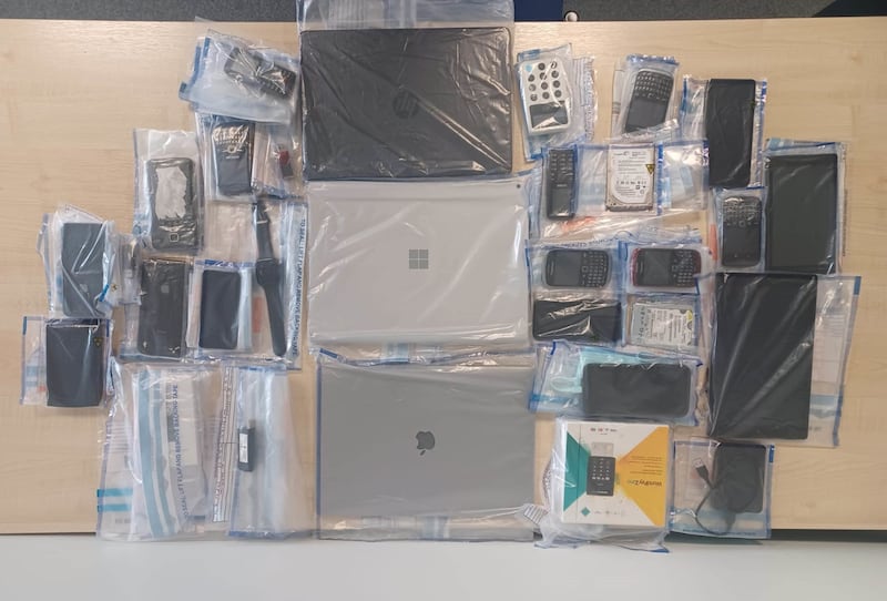 Some of the equipment seized