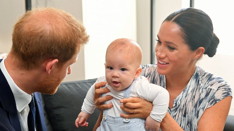 The Duke of Sussex spoke of his sadness that his mother was not around to see him become a father.