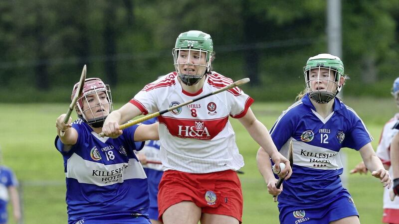 Grainne McNicholl was Player of the Match in Swatragh&#39;s win over Lavey in the Derry Senior Camogie Championship 