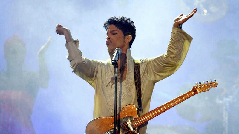 Prince performs at a festival in ENgland in 2011 