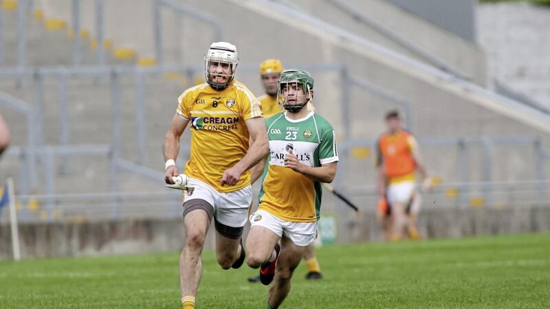 Neil McManus was inspirational in Antrim&#39;s win over Offaly 