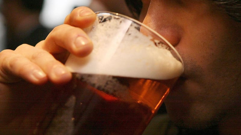 Men were more likely than women to report drinking on three or more days a week (Johnny Green/PA)
