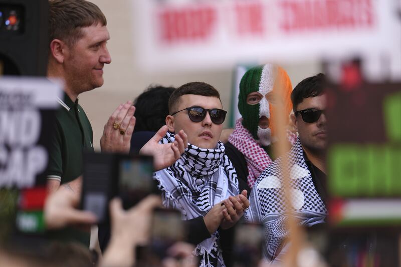 Kneecap’s Mo Chara expected to request to speak in Irish at next court appearance