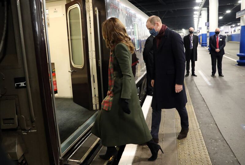 The duke and duchess will spend three days touring the nation by train. Chris Jackson/PA Wire
