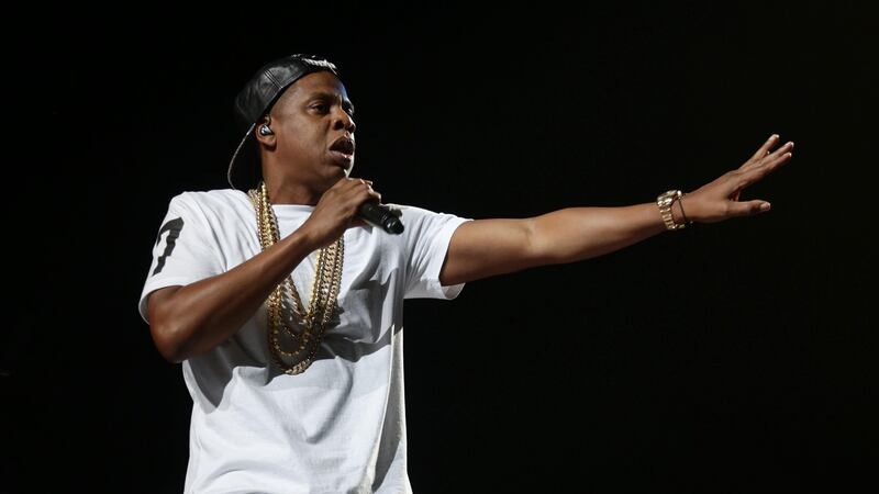 Jay Z performs at The O2 Arena as part of his Magna Carter World Tour (Yui Mok/PA)
