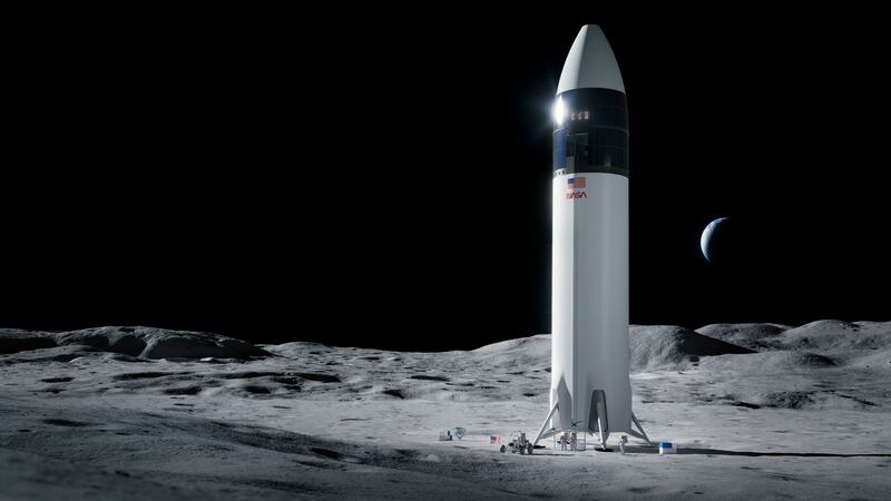 The decision will allow ‘Nasa and SpaceX to establish a timeline for the first crewed landing on the moon in more than 50 years’, Nasa said.