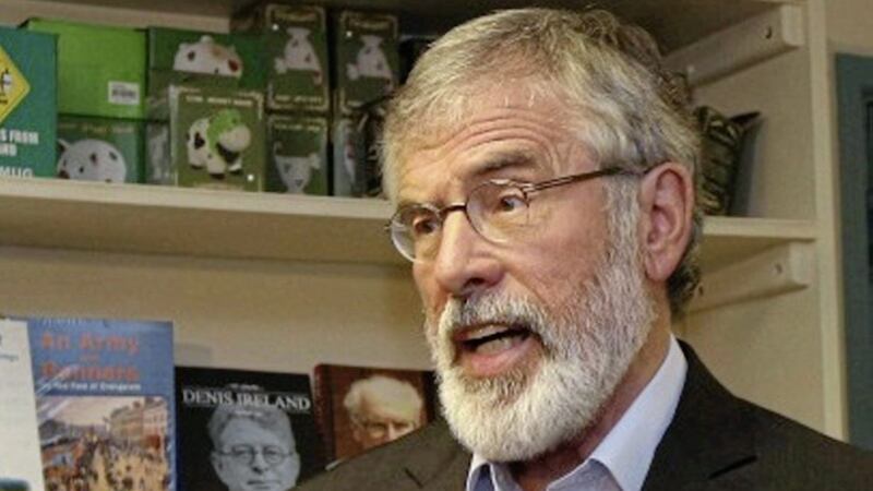 Gerry Adams said he was prepared to cancel his holiday to take part in talks. Picture by Hugh Russell  