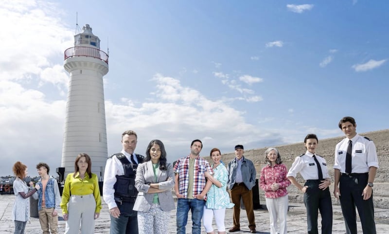 The cast of Hope Street, which is set in the Co Down town of Donaghadee 