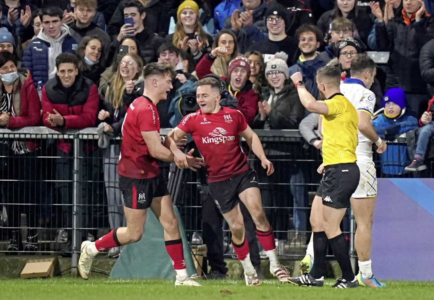 Michael Lowry scored a first half try for Ulster in their win over Leinster in the United Rugby Championship clash at Kingspan Stadium on Friday night 
