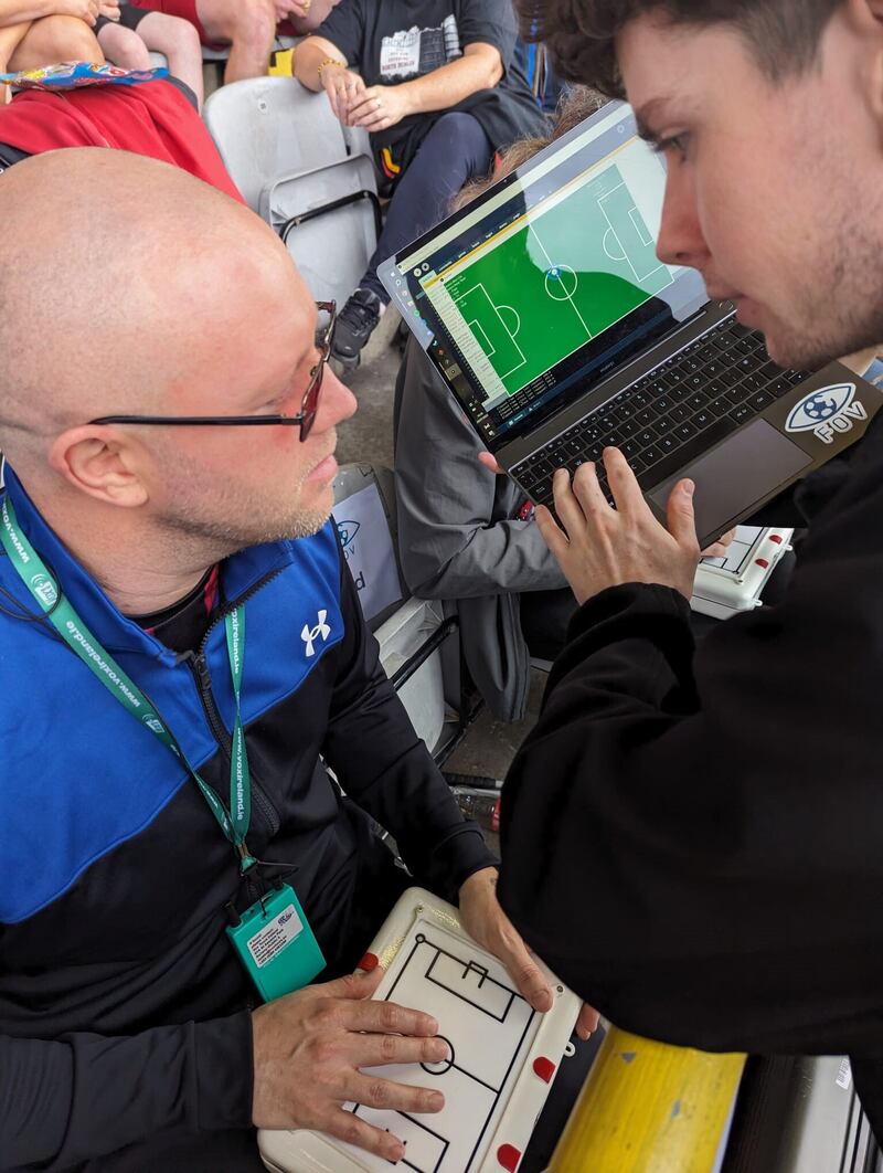 Visually impaired Bohemians fans in Dublin helped to trial a new technology that allows for a more immersive experience.