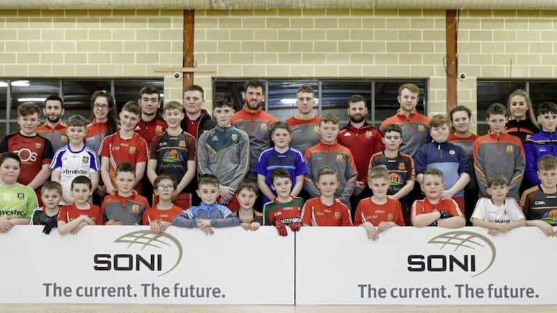 St John&rsquo;s, Drumnaquoile welcomed representatives from SONI (System Operator of Northern Ireland) to the clubrooms on Monday evening. SONI have installed two sponsor boards at the club, and St John&rsquo;s thanked SONI and all local businesses who have supported the club in this way 
